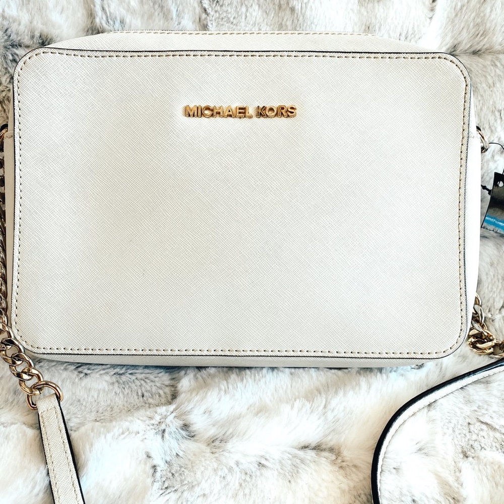 Michael Kors White Crossbody Bag